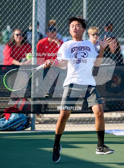 Thumbnail 1 in UIL 4A, 5A, & 6A Boys State Tennis Finals  photogallery.