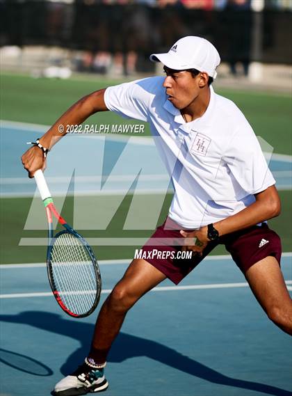 Thumbnail 3 in UIL 4A, 5A, & 6A Boys State Tennis Finals  photogallery.