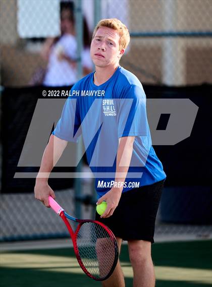 Thumbnail 2 in UIL 4A, 5A, & 6A Boys State Tennis Finals  photogallery.