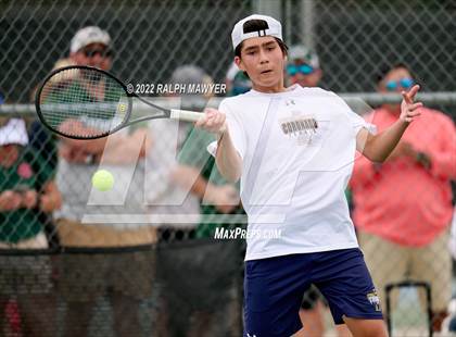 Thumbnail 2 in UIL 4A, 5A, & 6A Boys State Tennis Finals  photogallery.