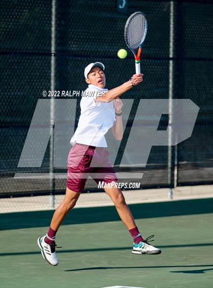 Thumbnail 1 in UIL 4A, 5A, & 6A Boys State Tennis Finals  photogallery.