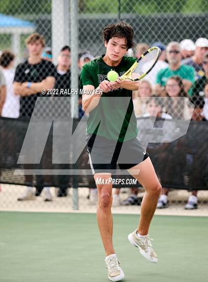 Thumbnail 2 in UIL 4A, 5A, & 6A Boys State Tennis Finals  photogallery.