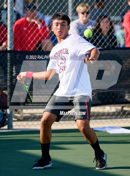 Thumbnail 3 in UIL 4A, 5A, & 6A Boys State Tennis Finals  photogallery.