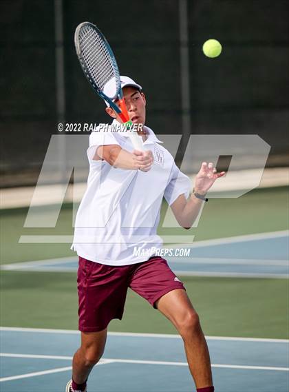 Thumbnail 1 in UIL 4A, 5A, & 6A Boys State Tennis Finals  photogallery.