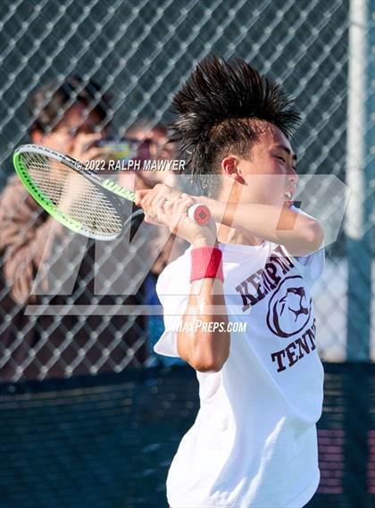 Thumbnail 2 in UIL 4A, 5A, & 6A Boys State Tennis Finals  photogallery.
