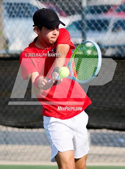Thumbnail 2 in UIL 4A, 5A, & 6A Boys State Tennis Finals  photogallery.