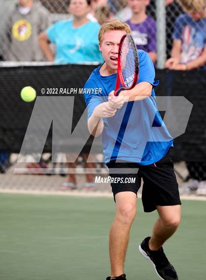 Thumbnail 2 in UIL 4A, 5A, & 6A Boys State Tennis Finals  photogallery.