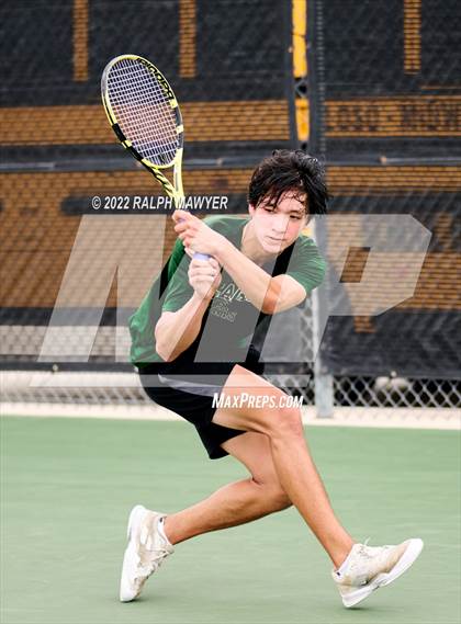 Thumbnail 3 in UIL 4A, 5A, & 6A Boys State Tennis Finals  photogallery.