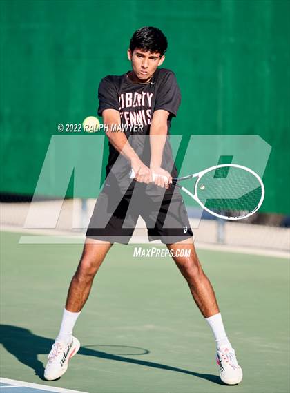 Thumbnail 3 in UIL 4A, 5A, & 6A Boys State Tennis Finals  photogallery.