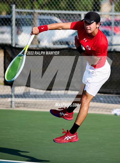 Thumbnail 1 in UIL 4A, 5A, & 6A Boys State Tennis Finals  photogallery.