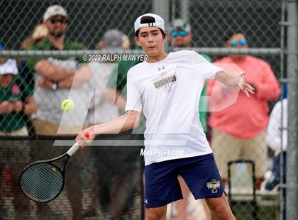 Thumbnail 1 in UIL 4A, 5A, & 6A Boys State Tennis Finals  photogallery.