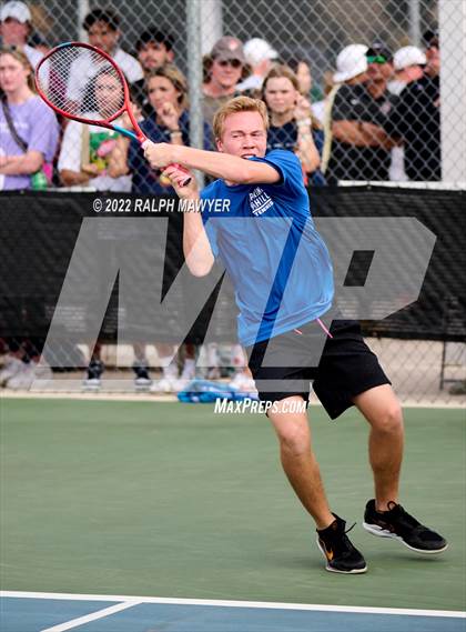 Thumbnail 1 in UIL 4A, 5A, & 6A Boys State Tennis Finals  photogallery.