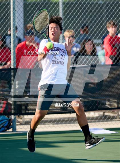 Thumbnail 2 in UIL 4A, 5A, & 6A Boys State Tennis Finals  photogallery.