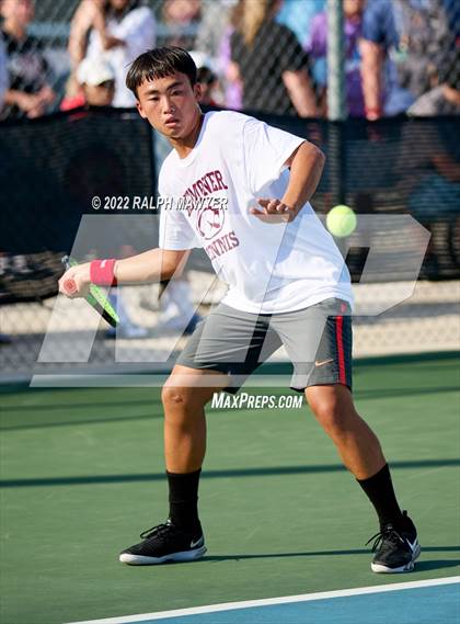 Thumbnail 1 in UIL 4A, 5A, & 6A Boys State Tennis Finals  photogallery.