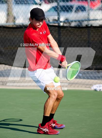 Thumbnail 3 in UIL 4A, 5A, & 6A Boys State Tennis Finals  photogallery.