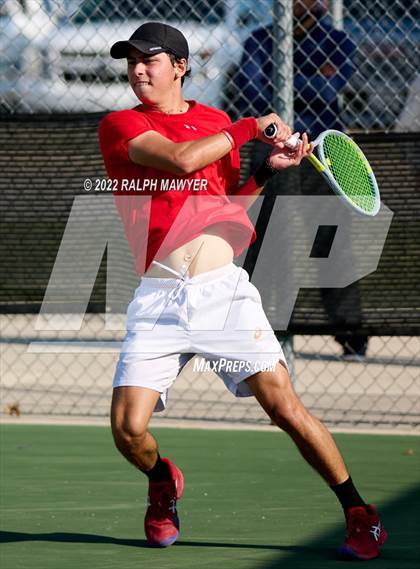 Thumbnail 3 in UIL 4A, 5A, & 6A Boys State Tennis Finals  photogallery.