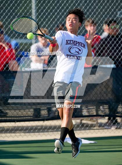 Thumbnail 3 in UIL 4A, 5A, & 6A Boys State Tennis Finals  photogallery.