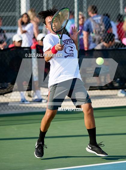 Thumbnail 3 in UIL 4A, 5A, & 6A Boys State Tennis Finals  photogallery.