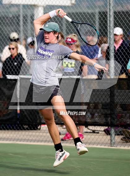 Thumbnail 3 in UIL 4A, 5A, & 6A Boys State Tennis Finals  photogallery.