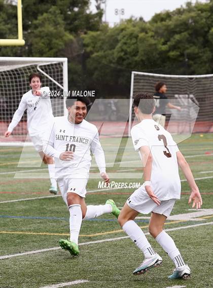 Thumbnail 2 in Saint Francis @ Archbishop Mitty (CIFState NorCal D1 Championship) photogallery.