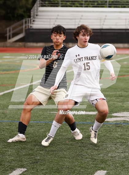 Thumbnail 2 in Saint Francis @ Archbishop Mitty (CIFState NorCal D1 Championship) photogallery.