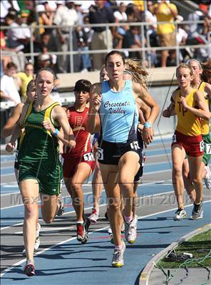 Thumbnail 3 in CIF State Championships (Girls 1600 - Final) photogallery.