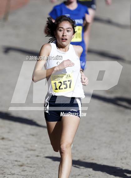 Thumbnail 3 in CIF State Cross County Championships (D5 Girls Race) photogallery.