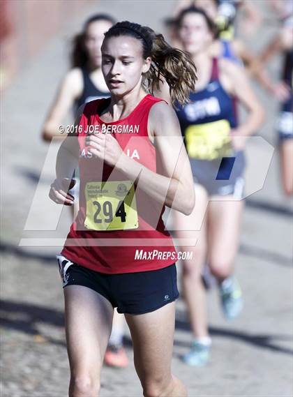 Thumbnail 3 in CIF State Cross County Championships (D5 Girls Race) photogallery.