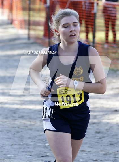 Thumbnail 1 in CIF State Cross County Championships (D5 Girls Race) photogallery.