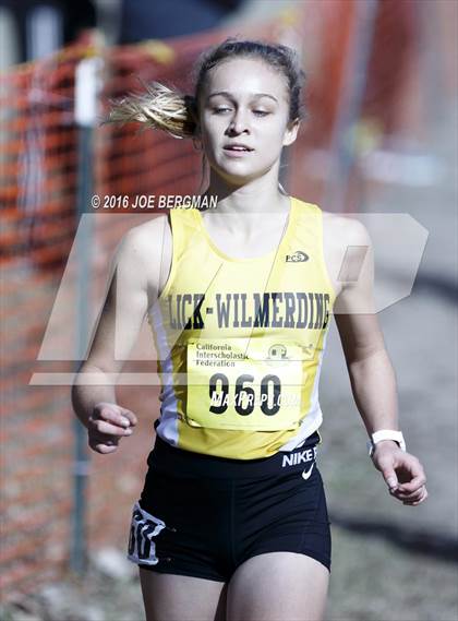 Thumbnail 2 in CIF State Cross County Championships (D5 Girls Race) photogallery.