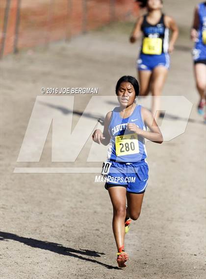 Thumbnail 2 in CIF State Cross County Championships (D5 Girls Race) photogallery.