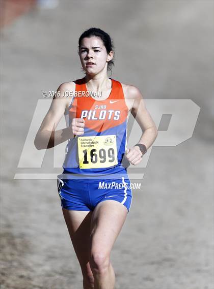 Thumbnail 3 in CIF State Cross County Championships (D5 Girls Race) photogallery.