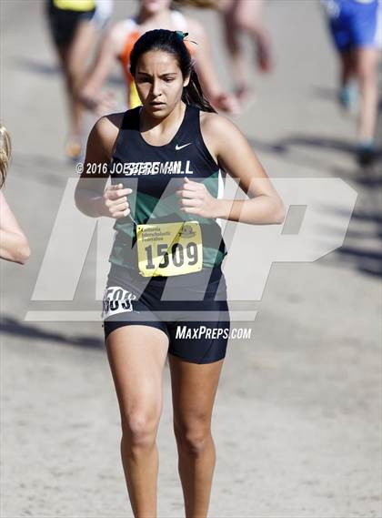 Thumbnail 1 in CIF State Cross County Championships (D5 Girls Race) photogallery.