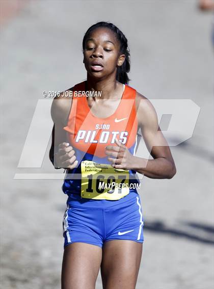 Thumbnail 2 in CIF State Cross County Championships (D5 Girls Race) photogallery.