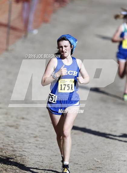 Thumbnail 3 in CIF State Cross County Championships (D5 Girls Race) photogallery.