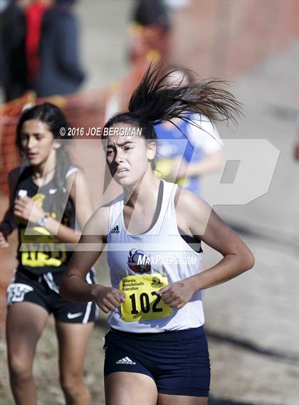 Thumbnail 3 in CIF State Cross County Championships (D5 Girls Race) photogallery.