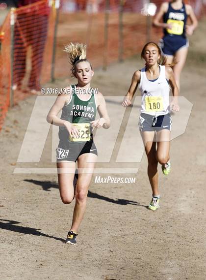 Thumbnail 3 in CIF State Cross County Championships (D5 Girls Race) photogallery.