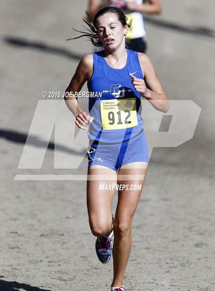 Thumbnail 3 in CIF State Cross County Championships (D5 Girls Race) photogallery.