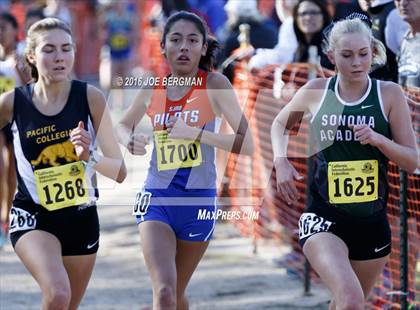 Thumbnail 2 in CIF State Cross County Championships (D5 Girls Race) photogallery.