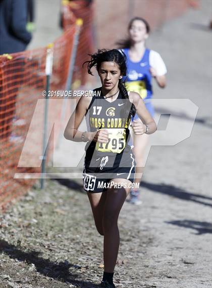 Thumbnail 3 in CIF State Cross County Championships (D5 Girls Race) photogallery.