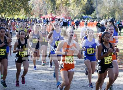 Thumbnail 1 in CIF State Cross County Championships (D5 Girls Race) photogallery.