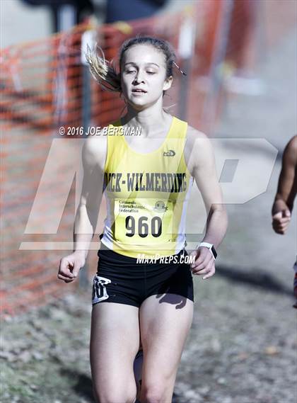 Thumbnail 3 in CIF State Cross County Championships (D5 Girls Race) photogallery.