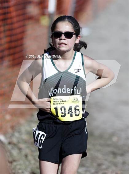 Thumbnail 2 in CIF State Cross County Championships (D5 Girls Race) photogallery.