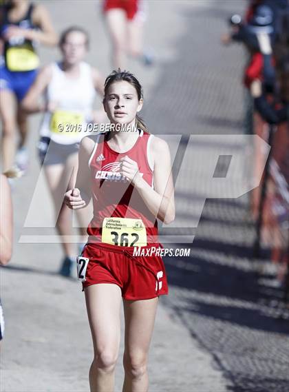 Thumbnail 2 in CIF State Cross County Championships (D5 Girls Race) photogallery.
