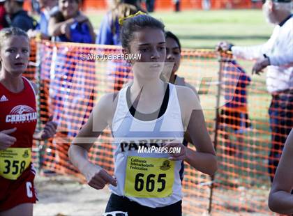 Thumbnail 2 in CIF State Cross County Championships (D5 Girls Race) photogallery.