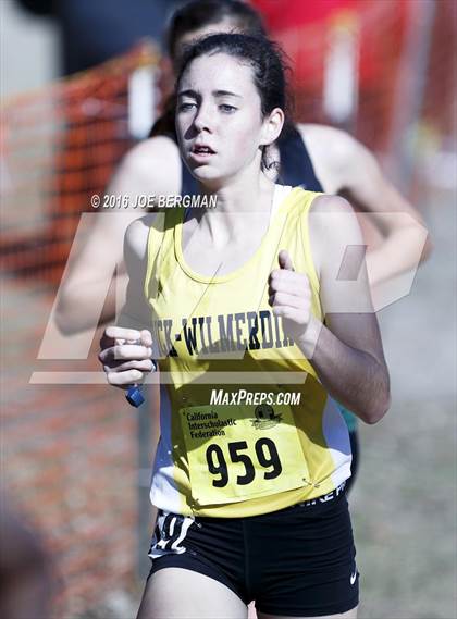Thumbnail 3 in CIF State Cross County Championships (D5 Girls Race) photogallery.