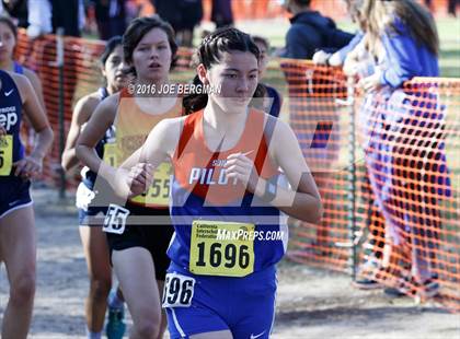 Thumbnail 3 in CIF State Cross County Championships (D5 Girls Race) photogallery.