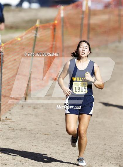 Thumbnail 1 in CIF State Cross County Championships (D5 Girls Race) photogallery.