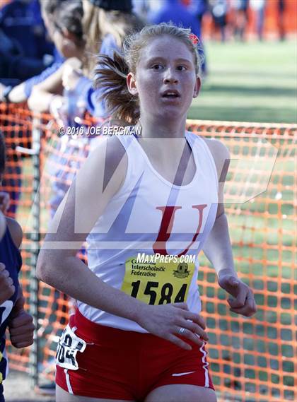 Thumbnail 2 in CIF State Cross County Championships (D5 Girls Race) photogallery.