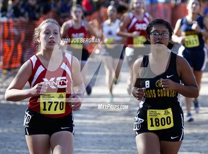 Thumbnail 1 in CIF State Cross County Championships (D5 Girls Race) photogallery.